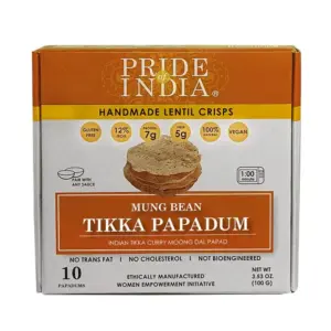 Tikka Curry Papadum Lentil Crisp