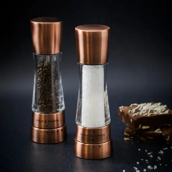 Cole & Mason Derwent Salt & Pepper Mill Gift Set, Copper