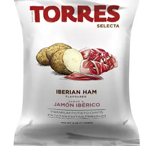 Torres Gourmet Potato Chips with Iberico Ham