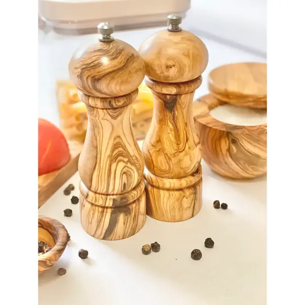 Olive Wood Salt/Pepper Mill 6.5" (Sold Individually)