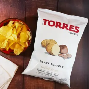 Black Truffle Torres Gourmet Potato Chips