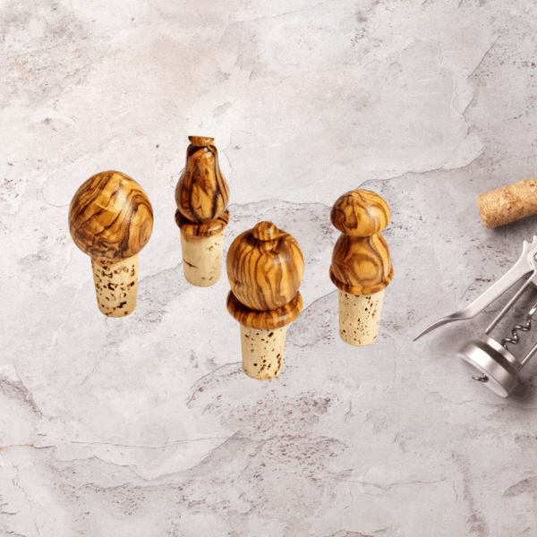 Olive Wood Bottle Stopper