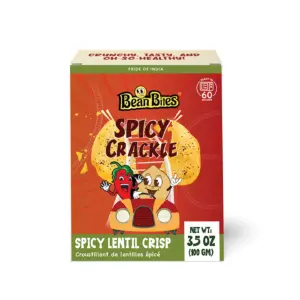 Bean Bites Spicy Crackle Lentil Crisp 3.53 oz