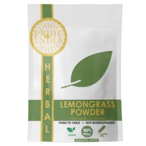 Pride of India - Natural Lemongrass Powder - 3.53 oz
