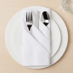 Spectrum Cotton Napkins White Set of 4