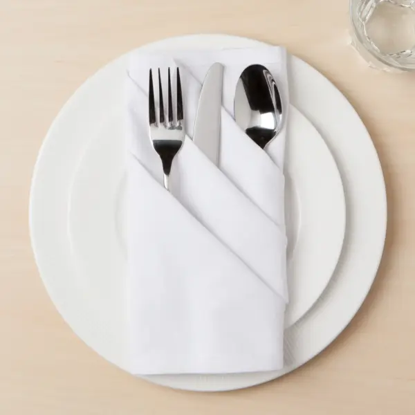 Spectrum Cotton Napkins White Set of 4