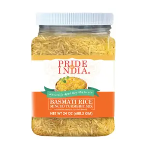 Extra Long Basmati Rice with Minced Turmeric 24 oz