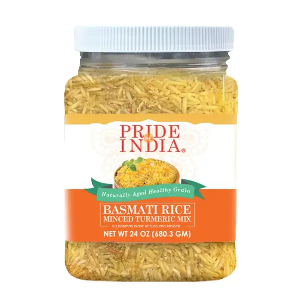 Extra Long Basmati Rice with Minced Turmeric 24 oz
