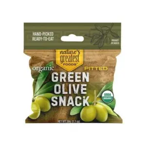 Nature's Greatest Foods Green Olive Snack