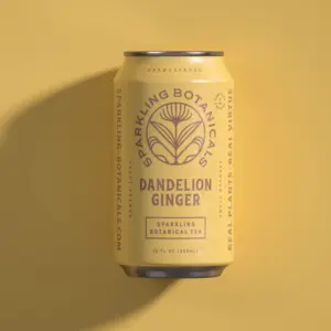 Dandelion Ginger Sparkling Botanicals Sparkling Water