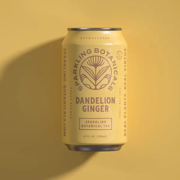 Dandelion Ginger Sparkling Botanicals Sparkling Water