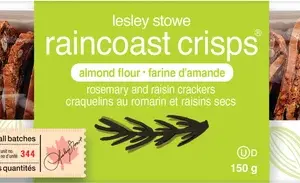 Rosemary Raisin Almond Flour Cracker